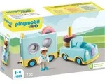 PLAYMOBIL 1.2.3 71325 1.2.3: Verr&uuml;ckter Donut Truck mit Stapel- und Sortierfunktion
