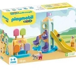 PLAYMOBIL 1.2.3 71326 1.2.3: Erlebnisturm mit Eisstand - Bunt
