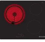Bosch Serie 4 PKK611BB8E, Schwarz, Integriert, 60 cm, Keramik, Glaskeramik, 3 Zone(n)