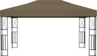 vidaXL Pavillon 3x4 m Taupe Stoff