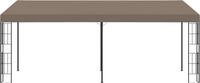 vidaXL Wand-Pavillon 6x3 m Taupe Stoff