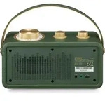 Sangean Electronics RA-101 Akku-Radio FM Bluetooth AUX wiederaufladbar Gruen Gold -