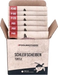 2x Toolbrothers TURTLE Schleifset + DBO 180 Z Akku Exzenterschleifer 18 V 125 mm -