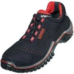 uvex motion style Halbschuhe S1 schwarz, rot Weite 11 Gr. 36 - Schwarz - 36