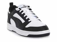 Puma Rebound V6 Low Sneakers Unisex schwarz weiß Gr 47