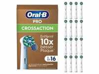 Oral-B Pro CrossAction 16er - Aufsteckbürsten - weiß