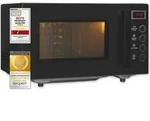 Exquisit Mikrowelle MW7020-F-030DI schwarz | Flatbed | 700 Watt | Timer | 20 Liter -