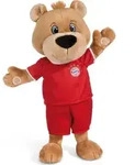 NICI Pl&uuml;sch FC BAYERN M&Uuml;NCHEN B&auml;r Berni 35cm im Fu&szlig;balltrikot, GR&Uuml;N - Rot