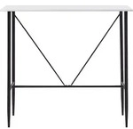 vidaXL Bartisch Wei&szlig; 120 x 60 x 110 cm MDF - Wei&szlig;