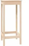 vidaXL Bartisch 50x50x110 cm Massivholz Kiefer - Braun