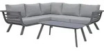 Lounge-Gruppe AURELIA - Dunkelgrau/Grau