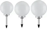 3er Set LED Solar Kugeln in verschiedenen Gr&ouml;&szlig;en