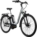Z&uuml;ndapp X300 E Bike Damenfahrrad 155 - 180 cm Stadtrad Pedelec Bosch silber/gelb
