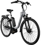 Z&uuml;ndapp X300 E Bike Damenfahrrad 155 - 180 cm Stadtrad Pedelec Bosch silber/lila