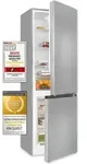 Exquisit K&uuml;hl-Gefrierkombination KGC320-95-E-040C inoxlook | Nutzinhalt: 315 L 