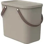 Rotho Aufbewahrungsbox mit Deckel 25L Albula - Kunststoffbox 40 x 23,5 x 34 cm -