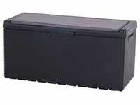 Kissenbox Aufbewahrungsbox 55 x 124 x 59 cm Kunststoff grau