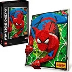 LEGO 31209 ART The Amazing Spider-Man Poster, 3D Wandbild-Set, baubares Leinwandbild,