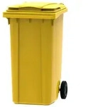 PROREGAL Premium 2-Rad-M&uuml;lltonne MGB | 240 Liter, HxBxT 107,9x58,3x73,7cm 