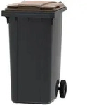 PROREGAL Premium 2-Rad-M&uuml;lltonne MGB | 240 Liter, HxBxT 107,9x58,3x73,7cm 