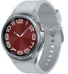 Samsung Galaxy Watch6 Classic - 43 mm - intelligente Uhr mit Band - Hybrid- - Silber