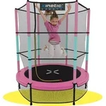 KINETIC SPORTS Kinder Trampolin JUMPER 140 cm - Gummiseil Federung,...