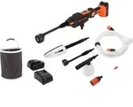 Yardforce Hochdruckreiniger LW C02A mit einem 20-Volt-Universal-Motor Orange-Schwarz