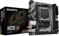 Gigabyte A620I AX 1.0, AMD, Buchse AM5, DDR5-SDRAM, 96 GB, DIMM, Zweikanalig