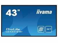 Iiyama 108cm 42.5" LE4341S-B1 16 9 3xHDMI+USB IPS bl retail - 108 cm - 43"