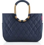 Reisenthel Loopshopper L rhombus midnight gold - Dunkelblau