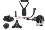 FUXTEC Benzin Motorsense FX-MS125 - 25,4ccm | 1PS | 5,5 kg | 305 mm | Faden + Messer