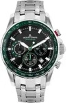 Jacques Lemans 1-2099F Herren-Armbanduhr, Edelstahl-Geh&auml;use, Metall-Armband - Silber