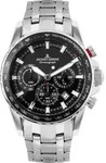 Jacques Lemans Chronographen Liverpool Steel Black - Schwarz