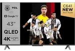 TCL C641 QLED 4K UHD Fernseher 43 Zoll (108cm), HDR10+