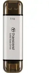 Transcend ESD310, 1 TB, USB Type-A / USB Type-C, 1050 MB/s, 10 Gbit/s, Silber