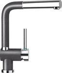 Schock 547121STO, SCHOCK Armatur PIEGA in STONE mit Zugauslauf / CRISTADUR /