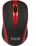 INCA Maus IWM-221RSK 1000 DPI,Wireless,Nano-USB RT/SW 10 m - Schwarz/Rot