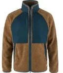 Fj&auml;llr&auml;ven Herren Vardag Pile Fleecejacke Chestnut-Navy L - Braun - L