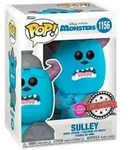 POP figure Disney Monsters Inc 20th Sulley Flocked Exclusive - Blau