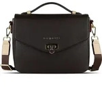 bugatti Schultertasche Umh&auml;ngetasche Ella Classic Bag Darkbrown dunkelbraun -