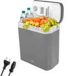 TZS First Austria - K&uuml;hlbox 24L elektrisch 12V 230V Anschluss f&uuml;r Auto & Steckdose
