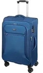 Reisekoffer d&n Travel Line 6404 Trolley 68 cm erweiterbar 4 Rollen 70 l - Blau -