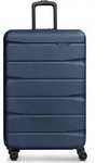Franky Munich 4.0 4 Rollen Trolley L 76 cm mit Dehnfalte - Blau