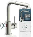 K&uuml;chenarmatur Vital mit Sensorbedienung, Wasserhahn K&uuml;che ausziehbar,