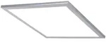 Lindby LED-Panel Livel, CCT, 62 cm x 62 cm, Fernbedienung - Silber/Grau