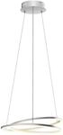 Lindby LED-H&auml;ngelampe Davian, nickelfarben, &Oslash; 49 cm, dimmbar