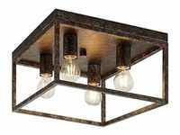 Lindby Deckenlampe 'Lejus' in braun aus Metall