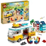 LEGO 31138 Creator 3in1 Strandcampingbus, Sommerhaus, Eiswagen Modellbausatz,