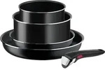 Tefal Ingenio Easy Cook N Clean 5-teiliges Kochgeschirr-Set L1549043 - Schwarz