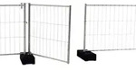 Schake Mobilzaun Standard Torelement 1,2x1,2m - Wei&szlig;